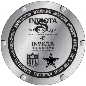 Invicta NFL Dallas Cowboys Automatic Men's Watch - 58mm, Steel (33004)