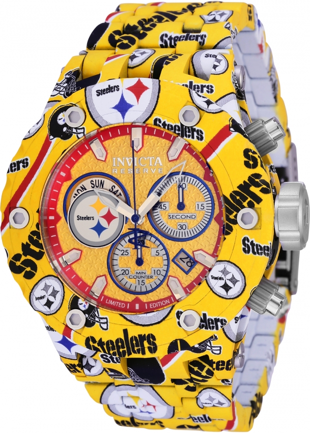 本店 Invicta Men's Watch NFL Pittsburgh Steelers Dial Stainless 