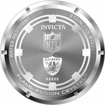 Pre-owned Invicta Nfl Las Vegas Raiders Men's 47mm Throwback Logo Limited  Watch 37235