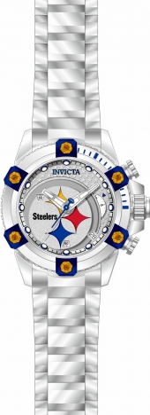 Invicta NFL Pittsburgh Steelers Women's Watch - 38mm, Steel (35518)