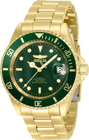 Invicta watch shop gold and green