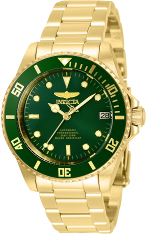 Invicta pro 2024 diver gold green