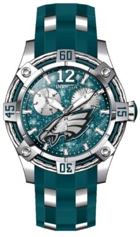 Invicta NFL Philadelphia Eagles Women's Watch - 39mm, Steel, Green (42748)