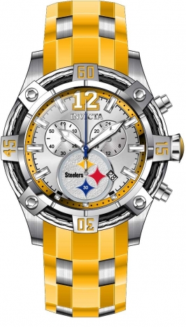 Invicta NFL Pittsburgh Steelers Women's Watch - 38mm, Steel (35518)