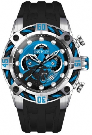 Invicta NFL Carolina Panthers Quartz Blue Dial Ladies Watch 42489  886678565245 - Watches, NFL - Jomashop