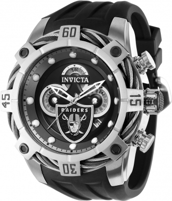 New Invicta NFL Las Vegas Raiders Men's Watch - 51mm, Steel 36149