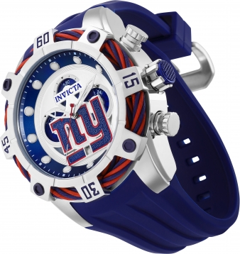 Invicta NFL New York Giants Chronograph Quartz Purple Dial Men's Watch 41805