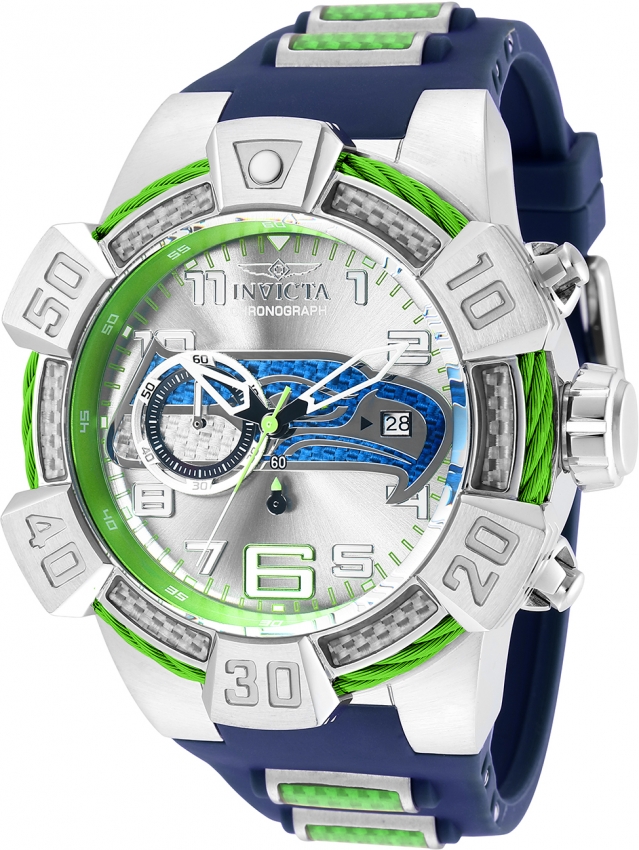 Invicta NFL Seattle Seahawks Quartz Blue Dial Men's Watch