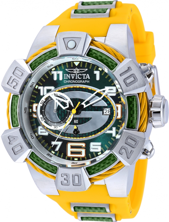 Invicta NFL New Orleans Saints Ivory Dial Men's Watch 35800