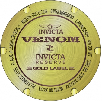 Invicta venom reserve clearance gold