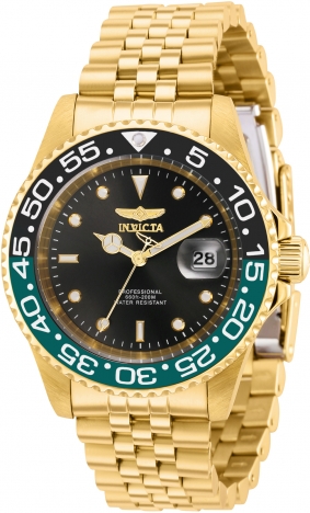 Invicta pro diver gold and online black