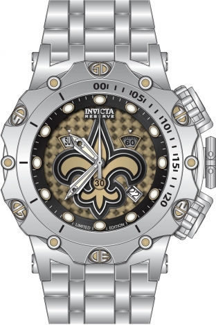 Invicta NFL New Orleans Saints Women's Watch - 36mm, Steel, Gold (42571)