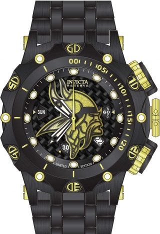 Invicta NFL Minnesota Vikings Chronograph Quartz Men's Watch 30274  886678359561 - Watches, NFL - Jomashop