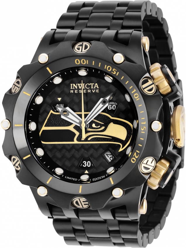 Invicta NFL Seattle Seahawks Men Silver-tone Dial Men's Watch