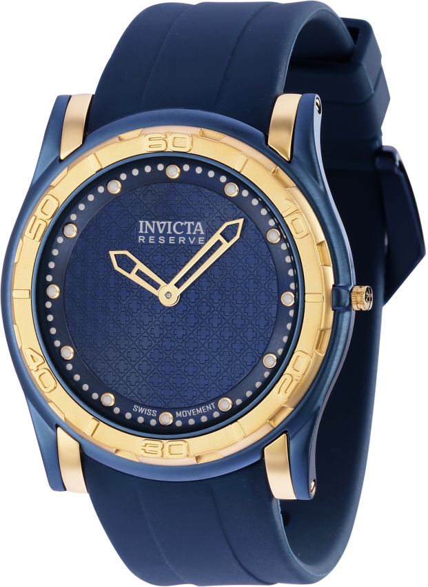 Invicta blue hot sale strap watch