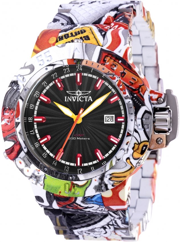 Invicta Subaqua Zager Exclusive Quartz Black Dial Men's Watch 36747  886678450176 - Watches, Subaqua - Jomashop