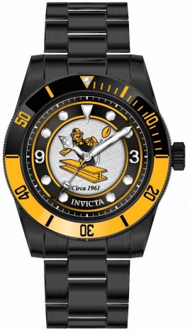 Invicta NFL Pittsburgh Steelers Quartz Black and Silver Dial Men's Watch  36915 886678452835 - Watches, NFL - Jomashop