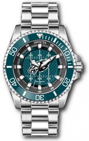 NFL Philadelphia Eagles Green Dial Ladies Watch 36924