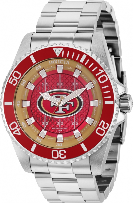 Invicta NFL San Francisco 49ers Black Dial Men's Watch 36179