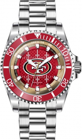 Invicta NFL San Francisco 49ers Black Dial Men's Watch 36179