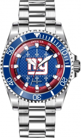 Invicta NFL New York Giants Men's Watch - 52mm, Steel (41622)