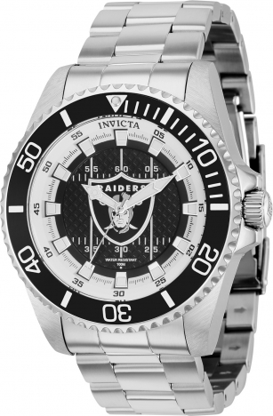 Invicta NFL Las Vegas Raiders Chronograph Black Dial Men's Watch 36176