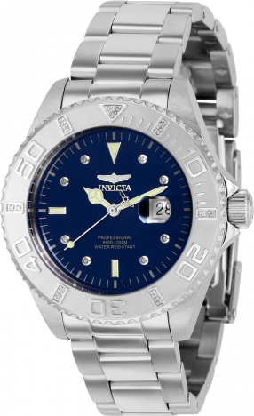 Invicta Pro Diver Lady 38mm Stainless Steel Blue dial Quartz Watch 