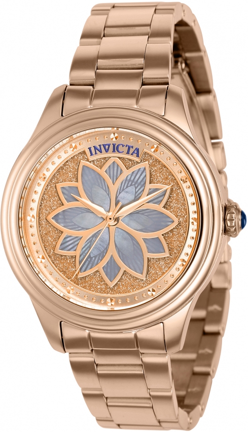 Invicta Wildflower Quartz Dial Watch in Rose Gold/White model no. store 0689