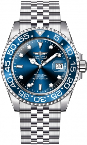 Invicta Pro Diver Ladies 38mm Stainless Steel Blue dial Quartz Watch 37164