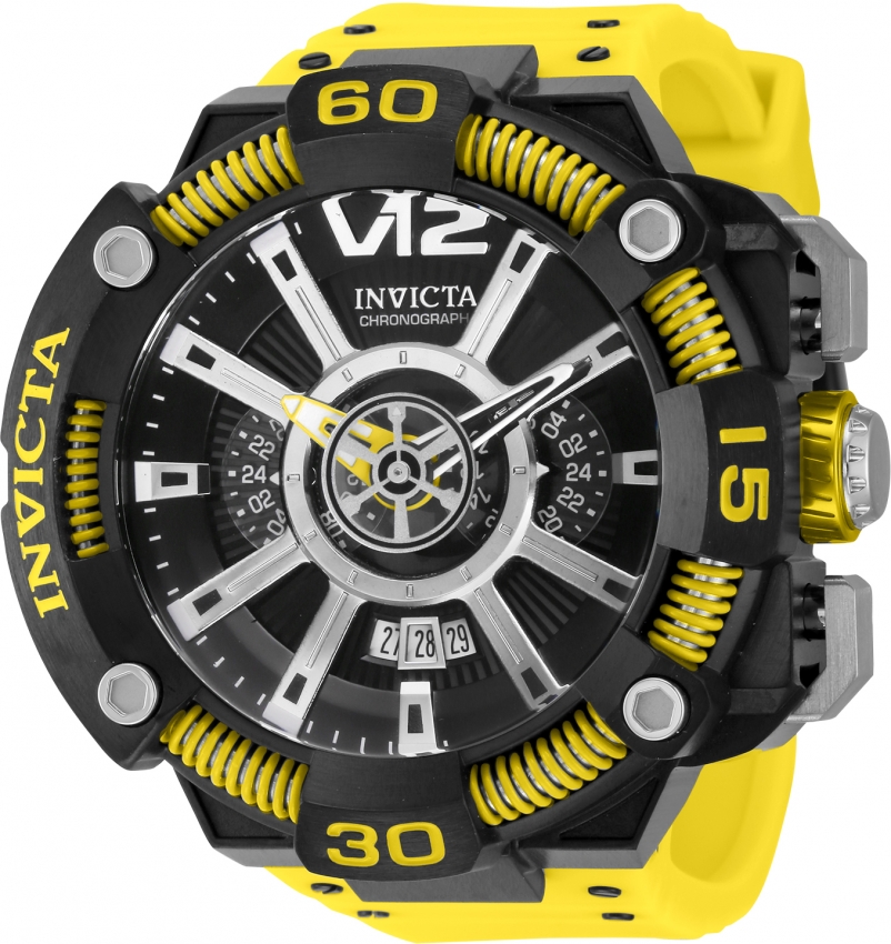 新入荷 スポーティーデザイン☆イエロー INVICTA 44359 Rally S1 時計 ...