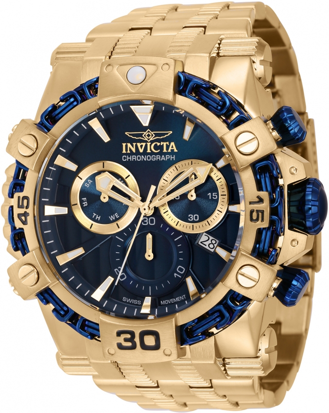 Invicta S1 Rally Mammoth Men's store Watch - 54mm, Steel, Gold 38086