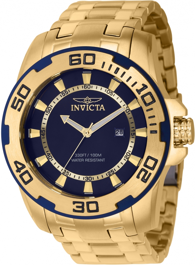 Invicta men's watch pro diver online blue dial stainless steel bracelet 30610