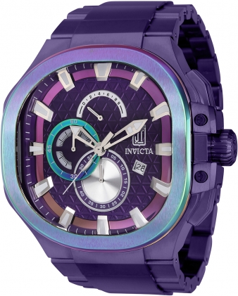 INVICTA インビクタ Invicta Jason Taylor Men's Watch - 52mm. Purple