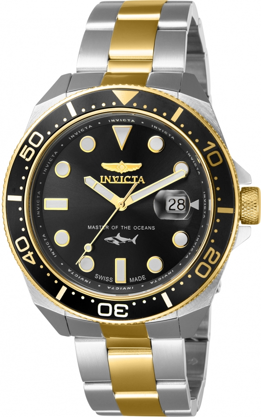 Relógio Invicta Pro Diver Plaque Ouro 80071 - Altarelojoria relógios  originais invicta orient casio e muito mais.