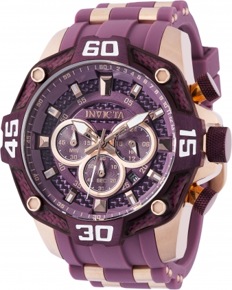 LM7 画集invicta /LAVENDER QUARTZ INVICTA Wild Flowers Quartz Watch/time and Date/50m Water