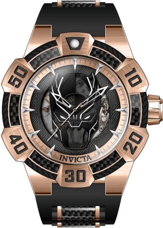 Black panther invicta online watch