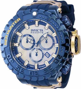 Invicta sea hunter iii best sale blue 70mm