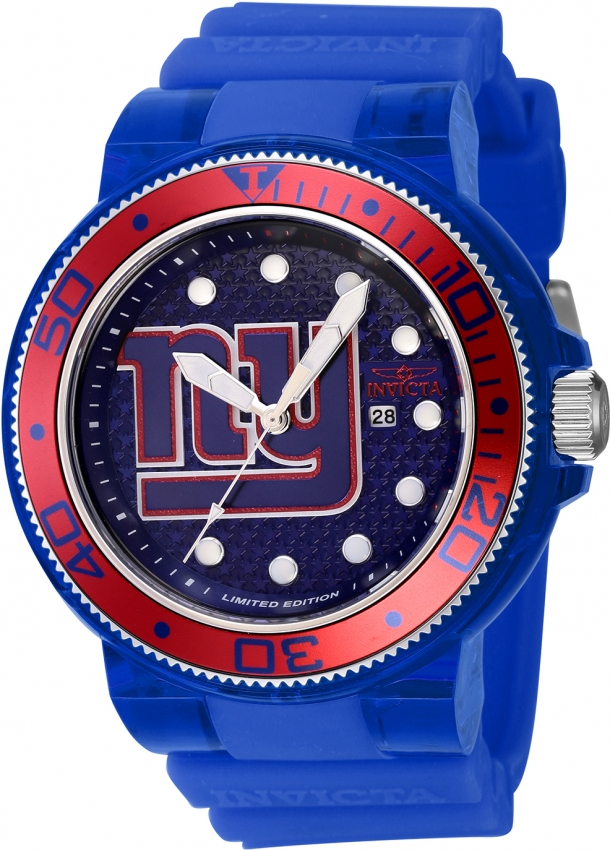 Invicta NFL New England Patriots Blue Dial Men's Watch 34732 886678415311 -  Watches, NFL - Jomashop