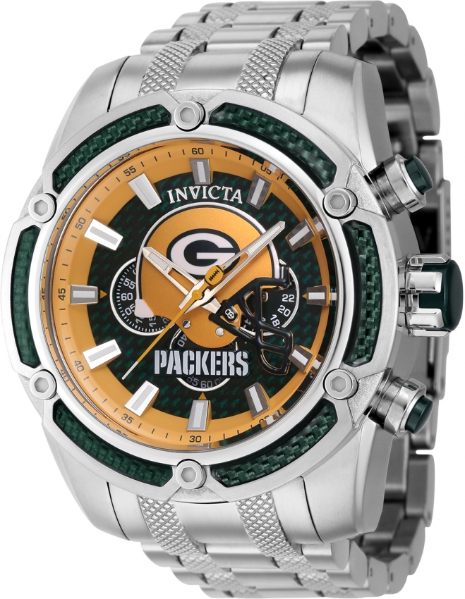 invicta green bay packers watch