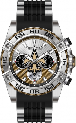 Invicta NFL New Orleans Saints Women's Watch - 36mm, Steel, Gold (42571)