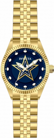 Invicta NFL Dallas Cowboys Men's Watch - 43mm, Gold (42429)