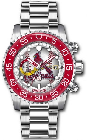  Invicta Men's 43295 MLB St. Louis Cardinals Quartz Red, Silver  Dial Watch : Invicta: Clothing, Shoes & Jewelry