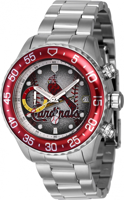 Invicta MLB St. Louis Cardinals Quartz Red Dial Men's Watch 43479