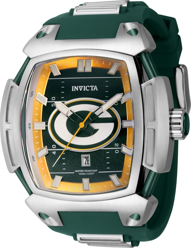 Invicta Nfl Green Bay Packers Quartz Watch for Men