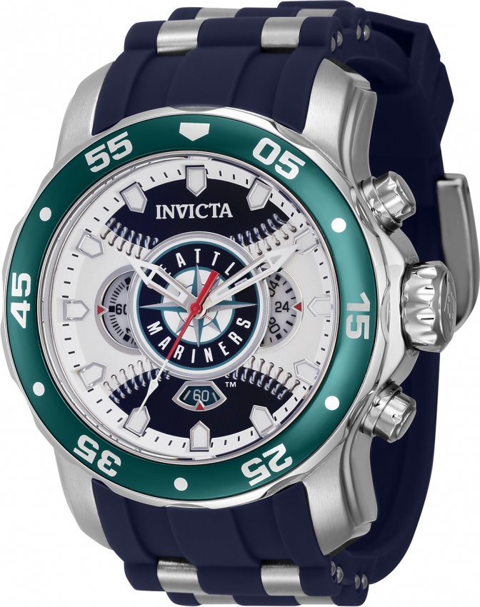 Invicta NFL Seattle Seahawks Men's Watch - 53mm, Steel, Blue (42817)