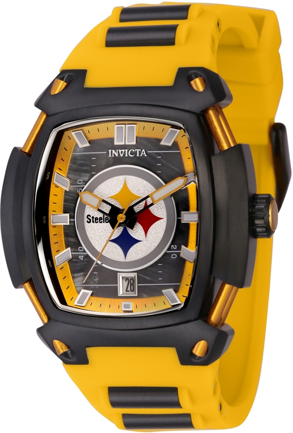 Invicta NFL Pittsburgh Steelers Women's Watch - 40mm, Black, Yellow (42893)