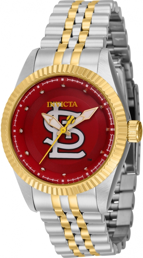 St. Louis Cardinals Women's Stainless Steel Bracelet Wristwatch - Silver