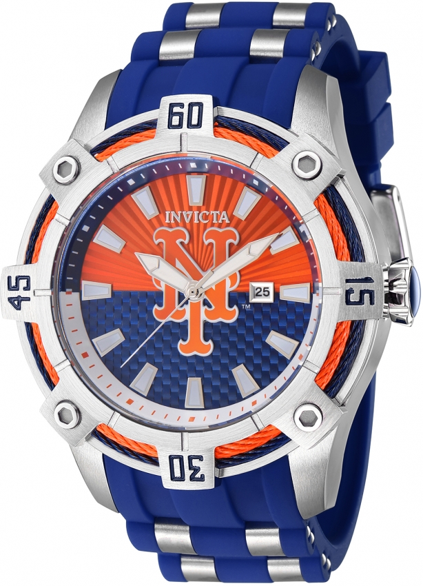 Orange and 2025 blue invicta watch