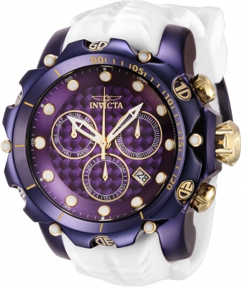 Invicta - on sale Aviator VIPER - Purple Glass Fiber - Chronograph mens watch