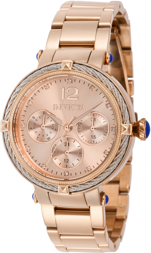 Invicta women's hotsell rose gold watch